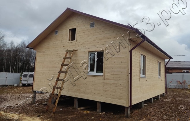 3 Каркасный дом Д-139, 8х7 м, 62 М²,  Московская область, Сергиево-Посадский район, ДНТ Удачное (7)